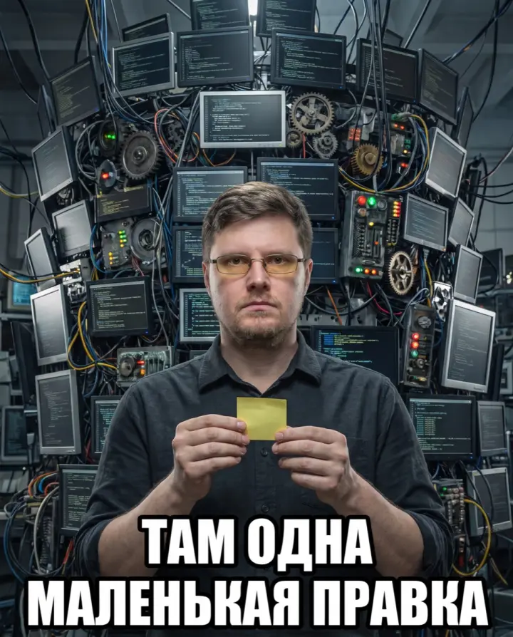 Пример: Одна маленькая правка
