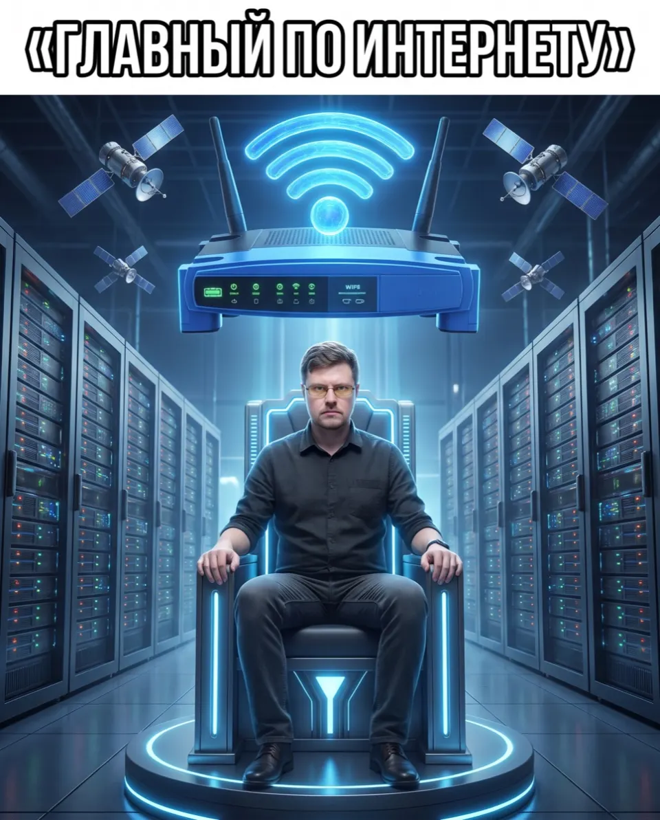 Пример результата: Главный по интернету