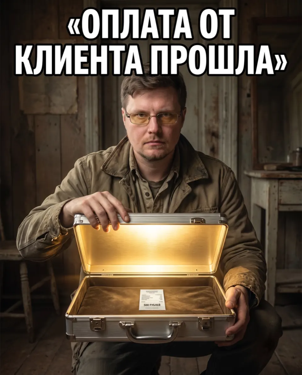 Пример результата: Оплата от клиента