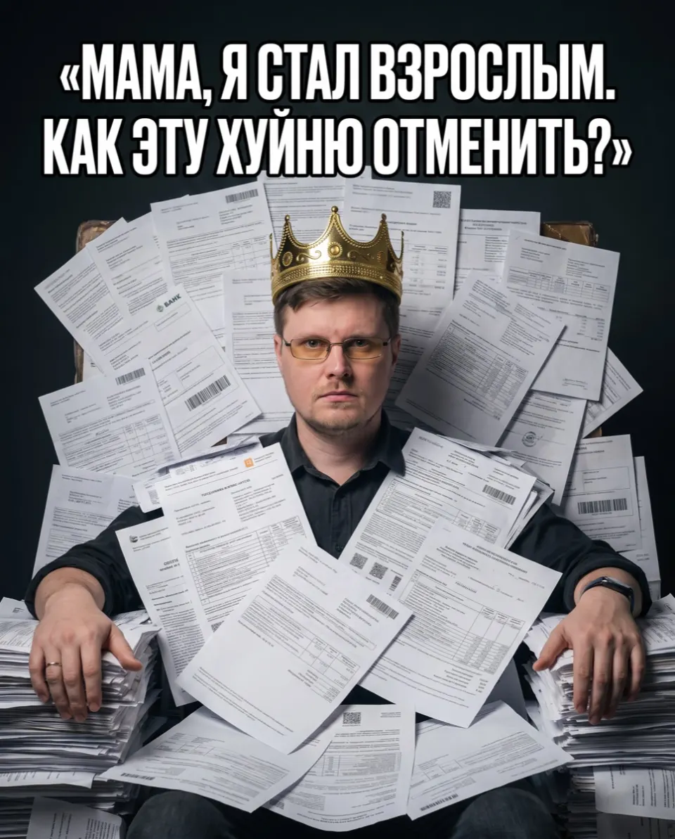 Пример результата: Как отменить взрослость